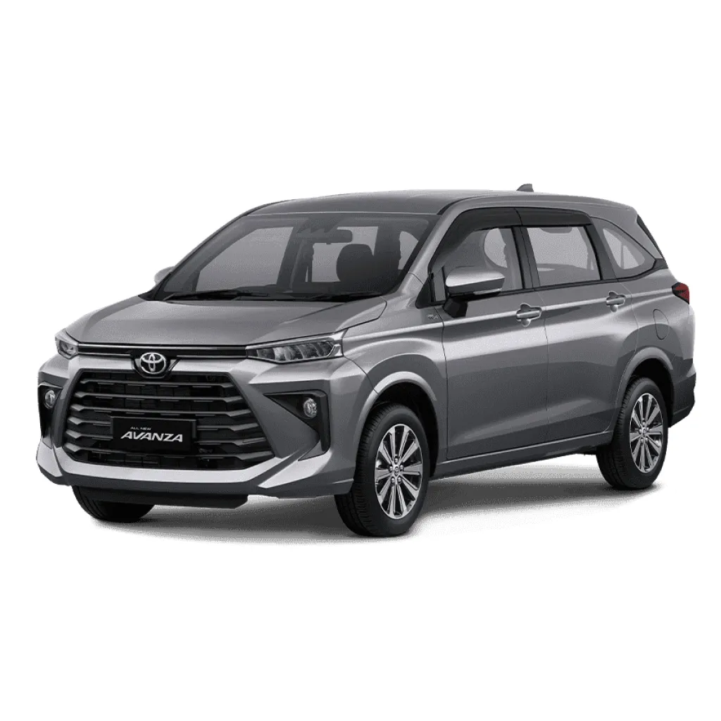 Toyota All New Avanza silver, three-quarter front view